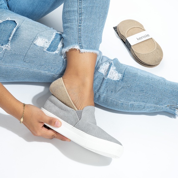 Nude Ballerina Foot Cover Liner No Show Socks | 12 pairs - Picture 2 of 3